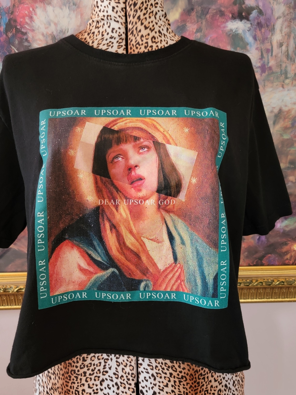 Pulp Fiction Dear Upsoar God Mia Cropped Tee